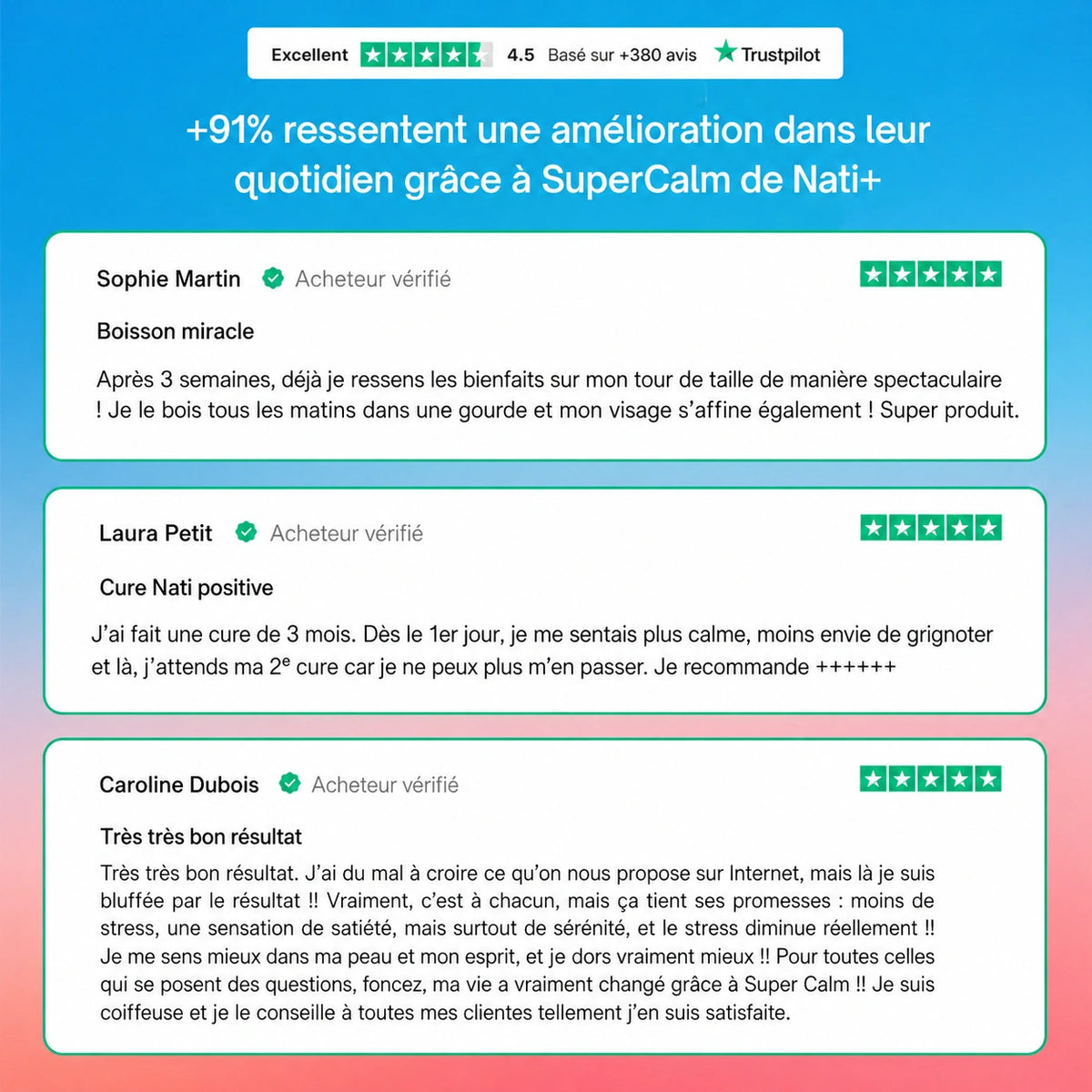 SuperCalm NATI+ — Boisson Anti-Stress Cortisol & Rééquilibrante