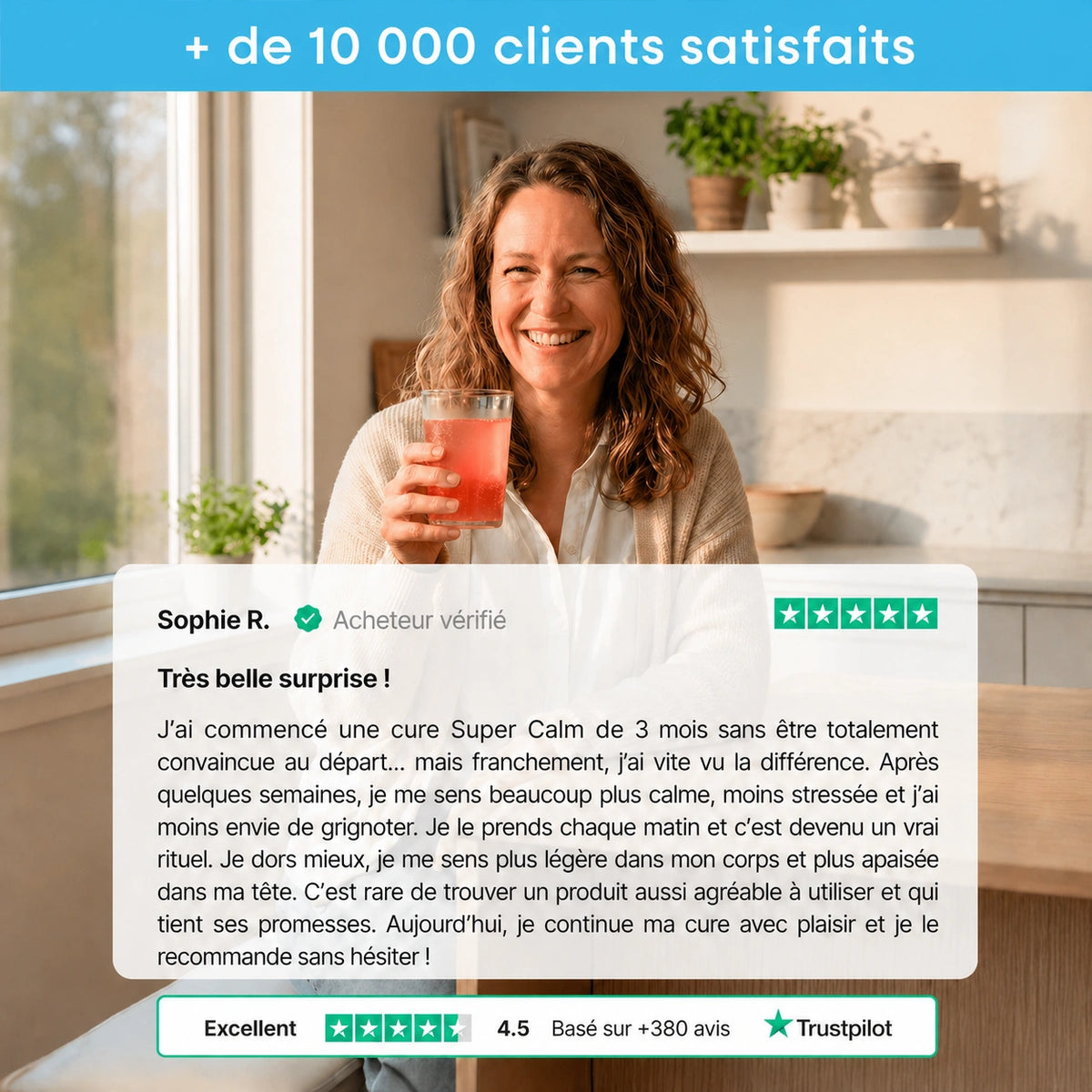 SuperCalm NATI+ — Boisson Anti-Stress Cortisol & Rééquilibrante