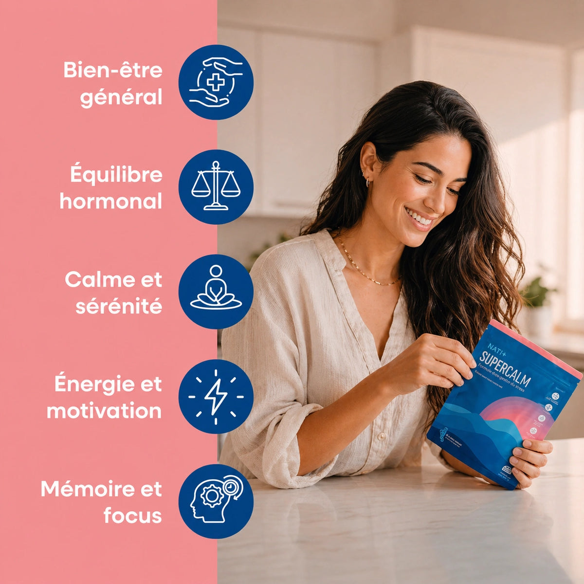 SuperCalm NATI+ — Boisson Anti-Stress Cortisol & Rééquilibrante
