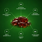 [en] NATI+ 3-in-1 complex: aged garlic SAC, CoQ10 ubiquinol, vitamin K2 MK-7