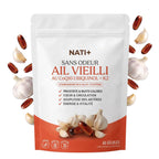 Ail vieilli sans odeur NATI+ au CoQ10 ubiquinol et vitamine K2, 60 gélules