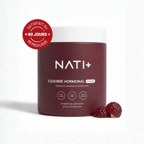 Gummies Équilibre Hormonal NATI+ — garantie 90 jours